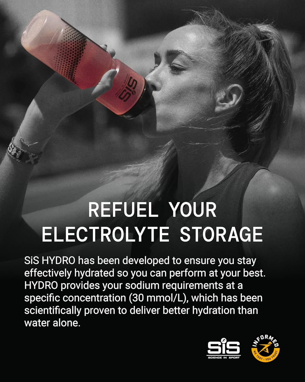 Hydro Electrolyte Tablets 20 Pcs. Berry – Vegan & Gluten-Free, Ideal to Promote Hydration and Maintain Electrolytes Balance (Packaging May Vary)