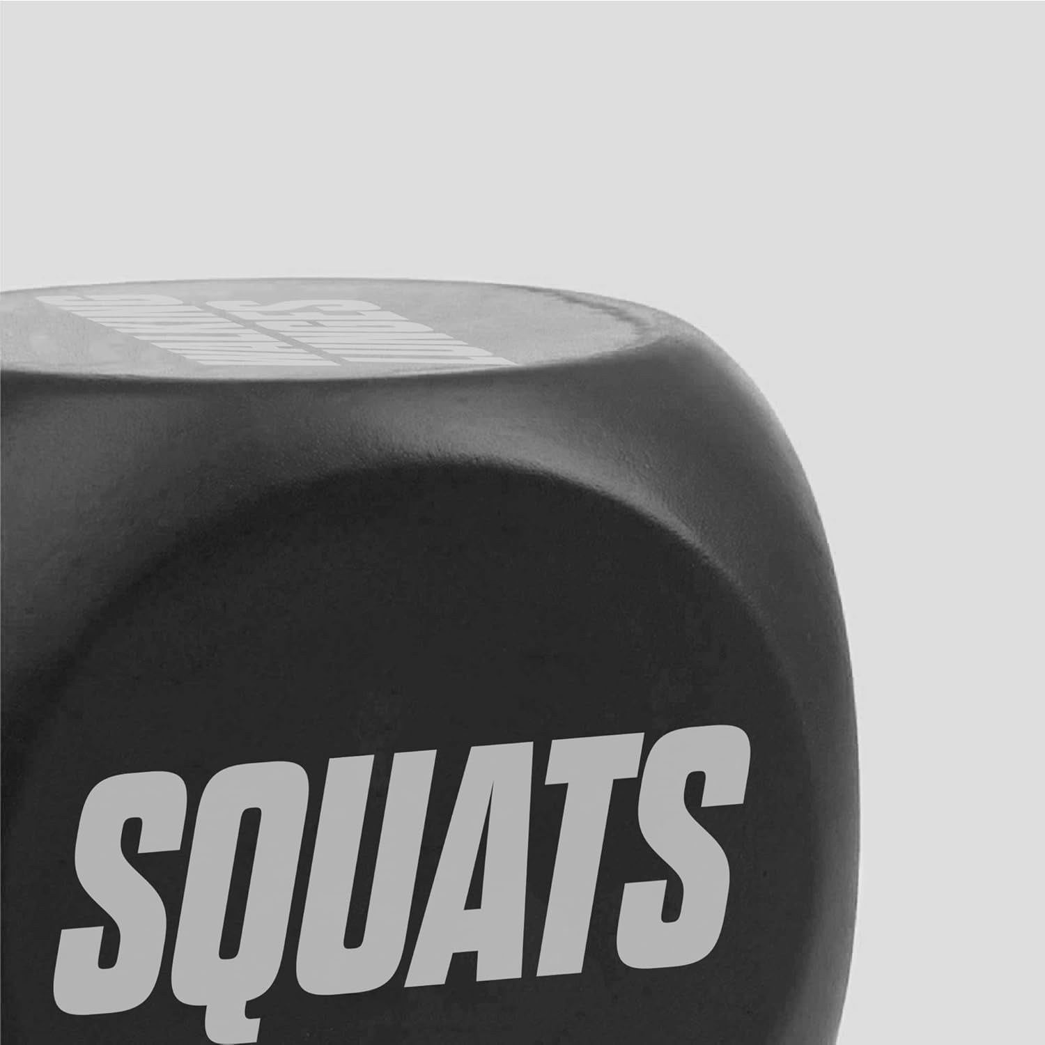 Exercise Dice - Workout Dice Game for Cardio, HIIT and Exercise Classes - Full Body Training Routine for Home & Gym - Black