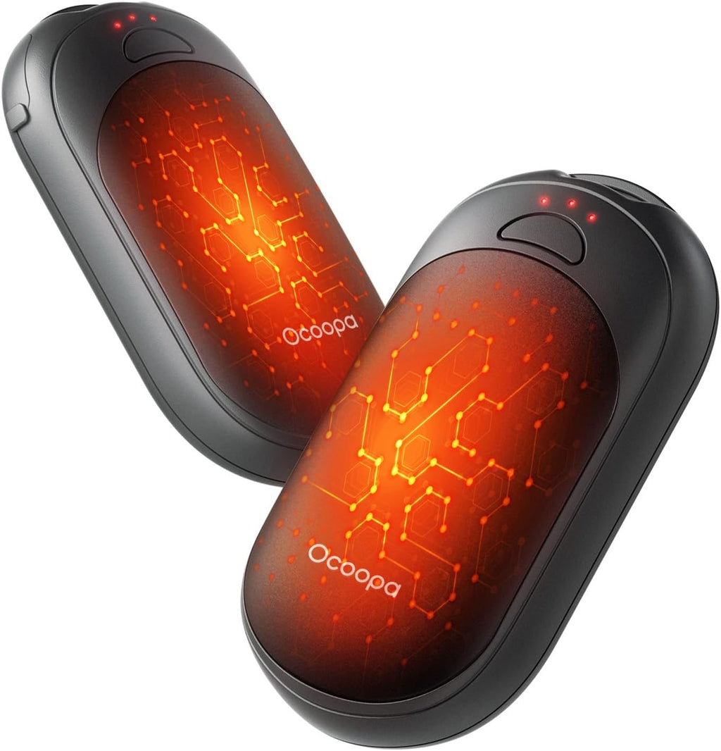UT3 Lite Magnetic Hand Warmers Rechargeable 2 Pack, Electric Handwarmers Ultra Thin Light Portable for Pocket Gloves,3 Levels Heat, up to 8 Hrs, UL Certified,Idea Tech Gifts for Men, Women