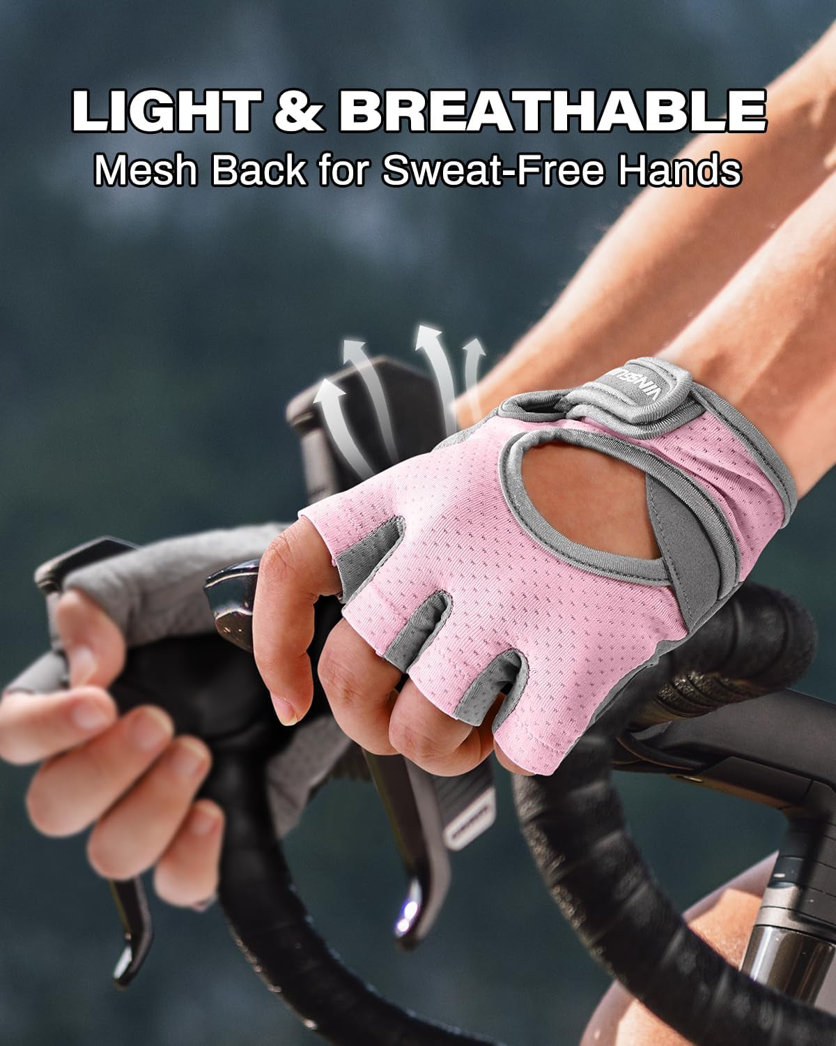 Weight Lifting Gloves | Breathable Gym Gloves with anti Slip Padded Palm Protection | Strength Training, Crossfit, Pull-Ups, Cycling & Fitness Workout | Durable Microfibre | Men & Women