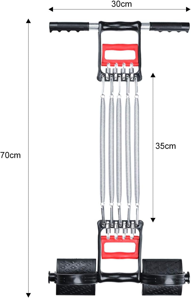 Tummy Trimmer Hand Gripper Chest Expander  3 in 1 Pull-Up Bars Spring Exerciser Elastic Sit up Pull Rope Home Fitness Equipment
