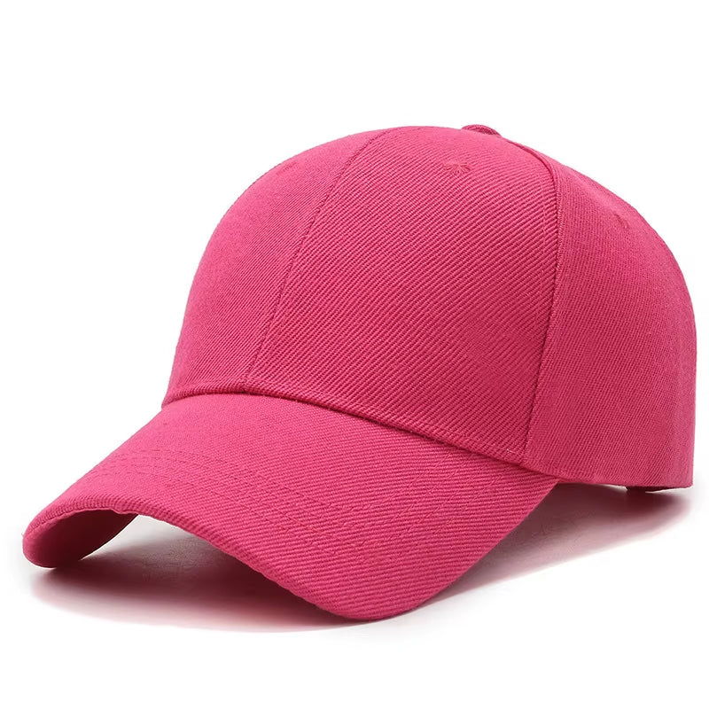 Unisex Cap Casual Plain Baseball Cap Adjustable Snapback Hats for Women Men Hip Hop Cap Street Dad Hat