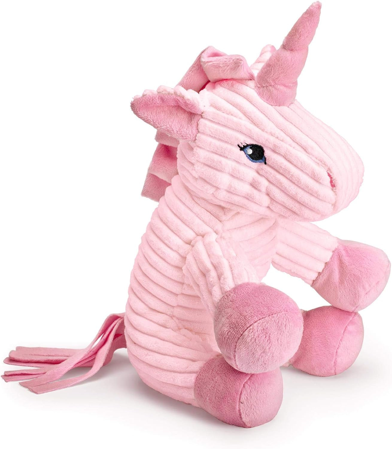 - Pink Unicorn Corduroy Teddy Bear, Plush Soft Toy for Girls and Unicorn Lovers