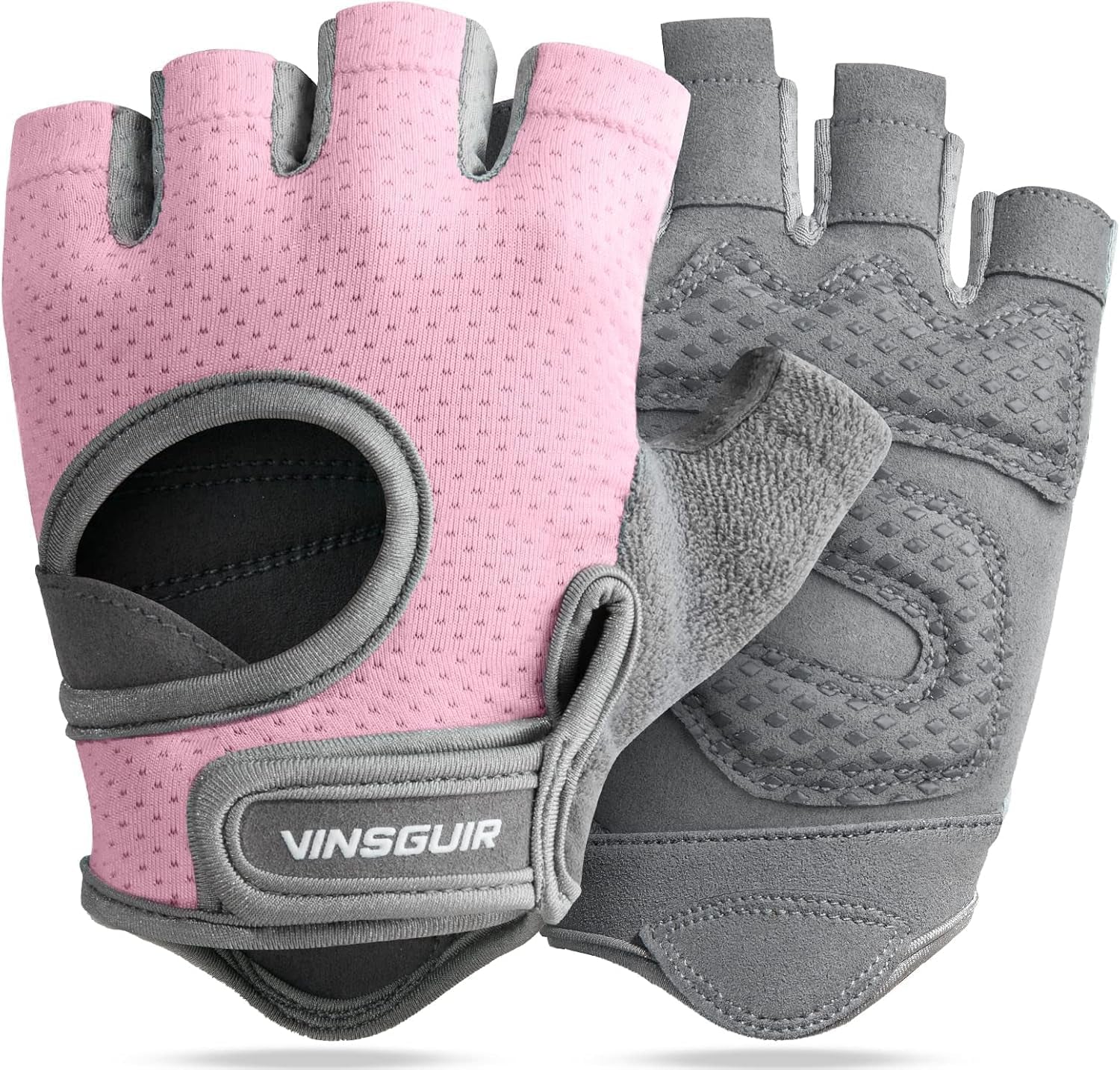 Weight Lifting Gloves | Breathable Gym Gloves with anti Slip Padded Palm Protection | Strength Training, Crossfit, Pull-Ups, Cycling & Fitness Workout | Durable Microfibre | Men & Women