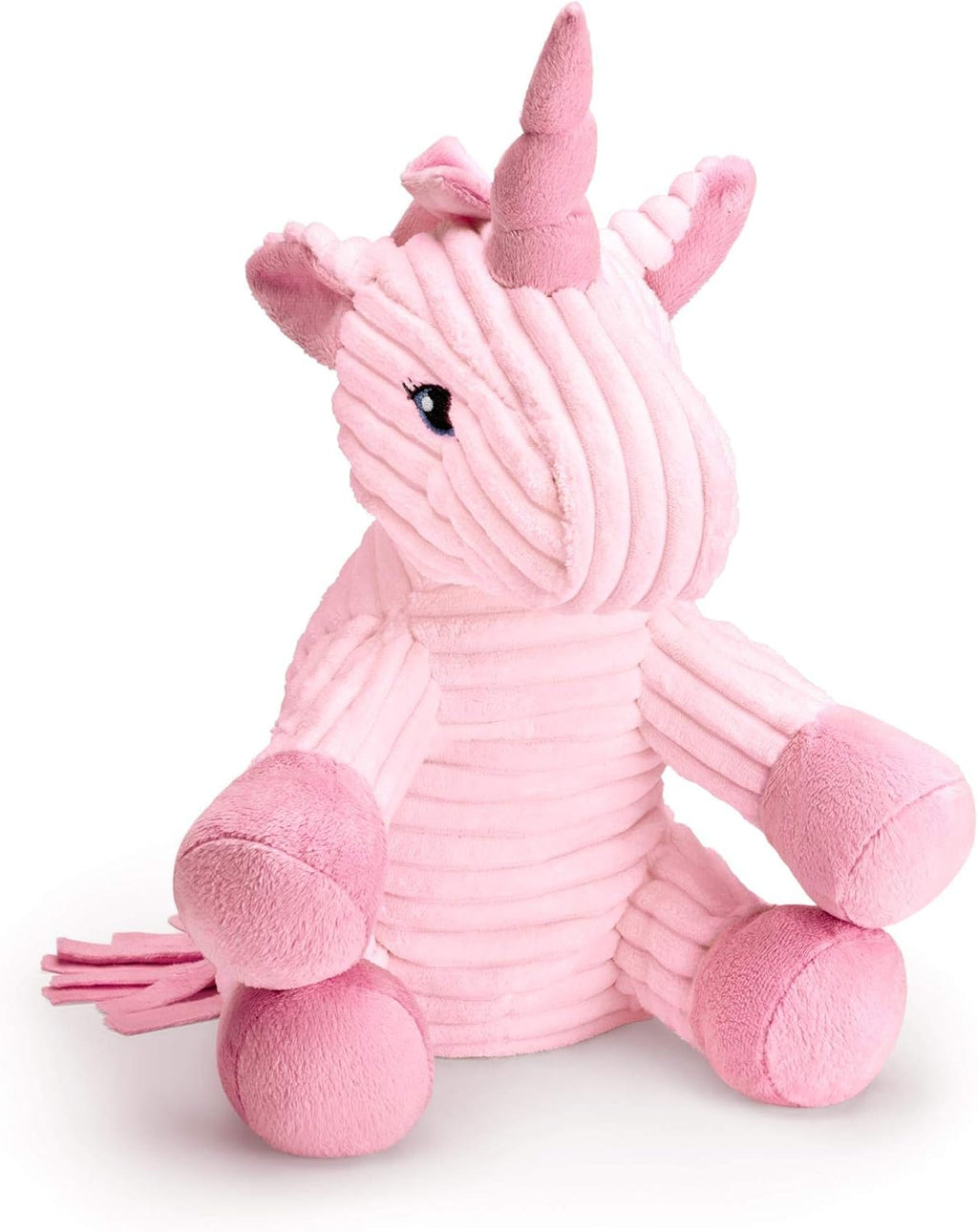 - Pink Unicorn Corduroy Teddy Bear, Plush Soft Toy for Girls and Unicorn Lovers