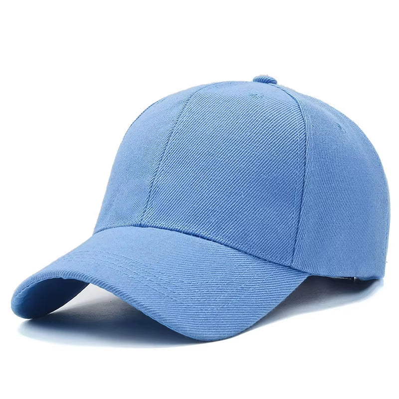 Unisex Cap Casual Plain Baseball Cap Adjustable Snapback Hats for Women Men Hip Hop Cap Street Dad Hat