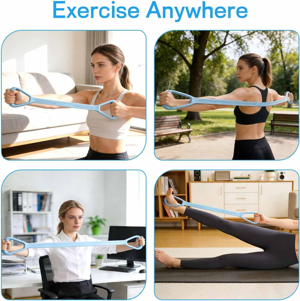Resistance Band: Arms, Shoulders, Back.