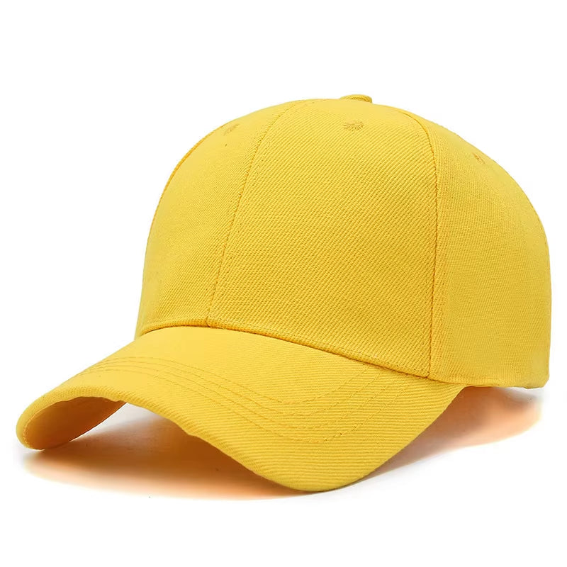 Unisex Cap Casual Plain Baseball Cap Adjustable Snapback Hats for Women Men Hip Hop Cap Street Dad Hat