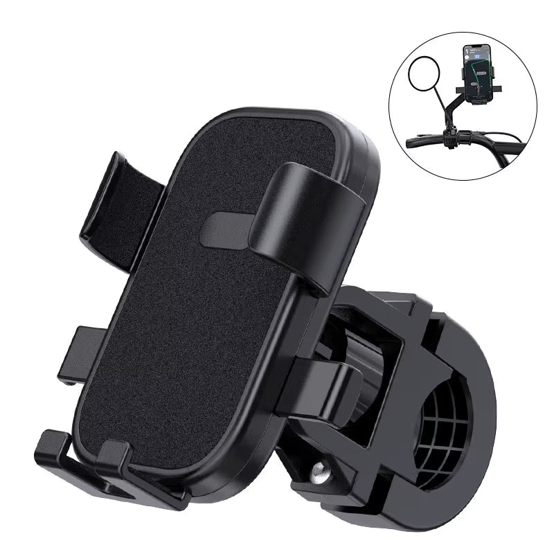 Anti-Slip Phone Mount 360° Rotatable Adjustable Bike Phone Mount for Outdoor Cycling, Mountain Bike Accessories