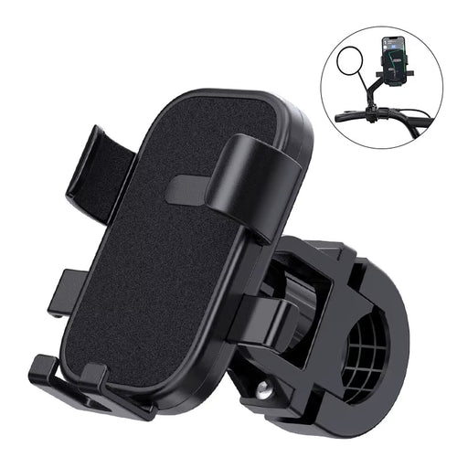 Anti-Slip Phone Mount 360° Rotatable Adjustable Bike Phone Mount for Outdoor Cycling, Mountain Bike Accessories